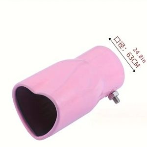 Stainless steel Heart shape Car Exhaust Muffler tip
